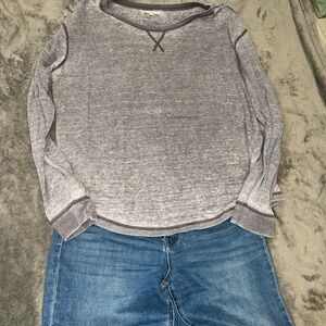 Maurices Heather Gray Knit Top
